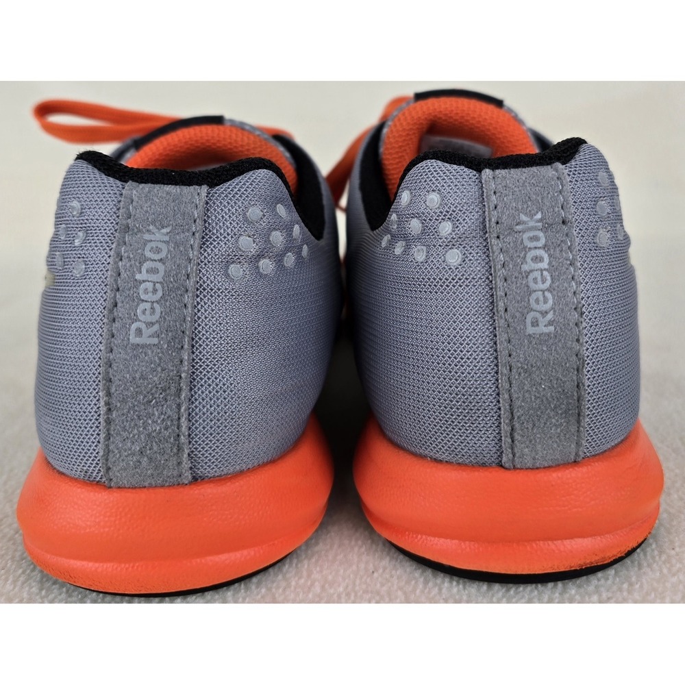 Reebok Crossfit Men Sz 6 Nano 2.0 Shoes Sneaker Gray Orange Training Traction 38 - Picture 5 of 9